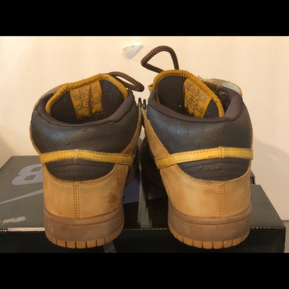 Nike Dunk Mid Pro SB Wheat Bronze - Picture 3 of 3